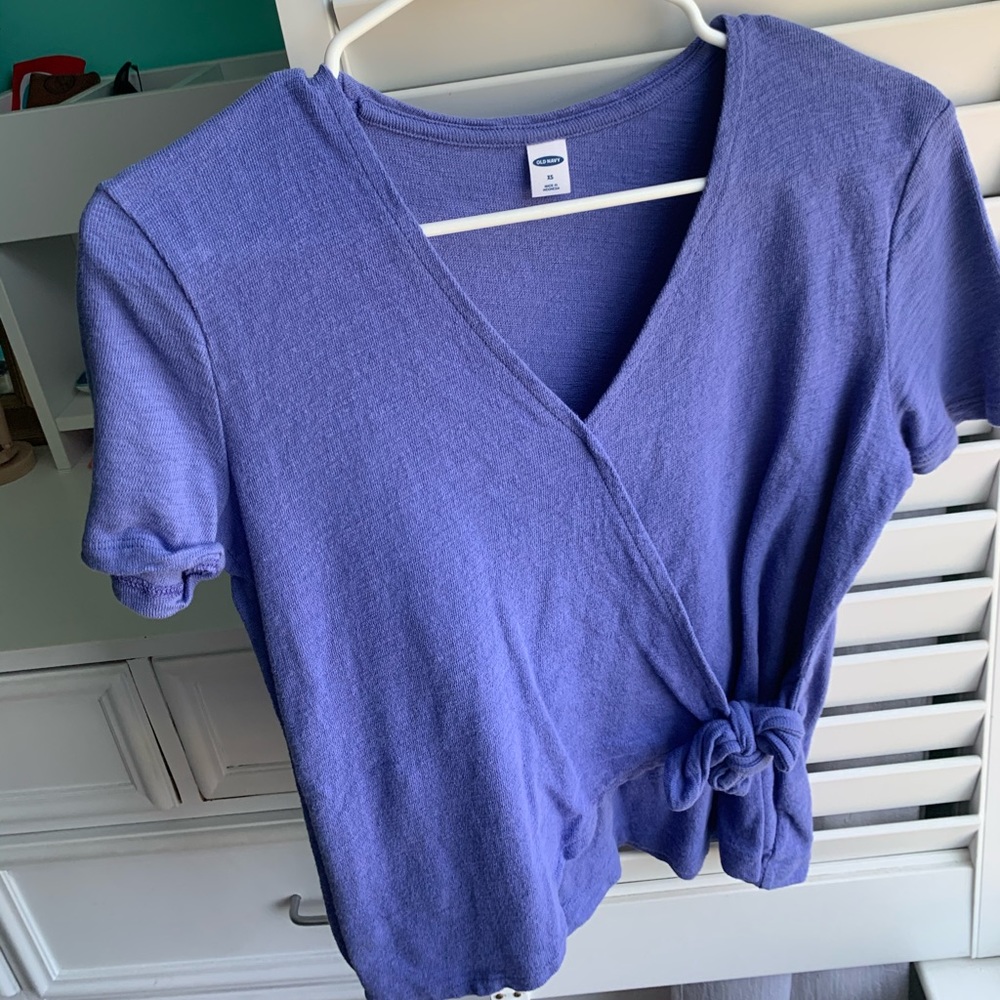 NWOT Old Navy Tie Front Shirt